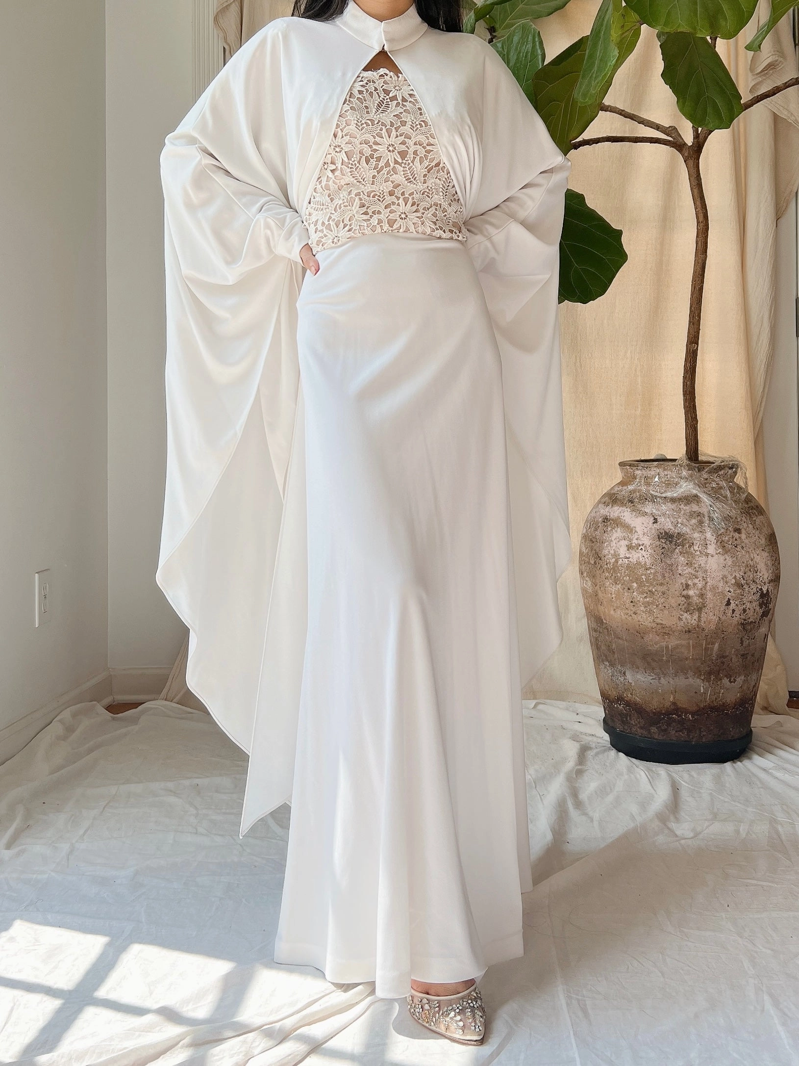 1970s 2-Piece Jersey Ensemble - S