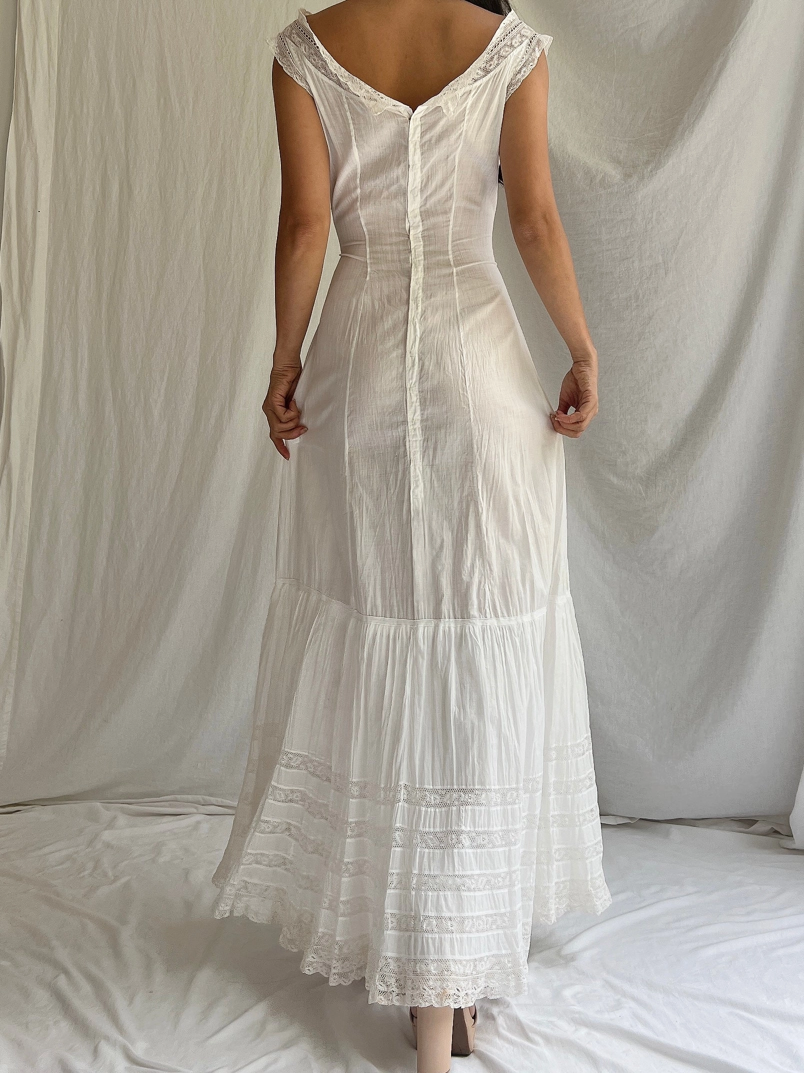 Antique Cotton Chemise - XS