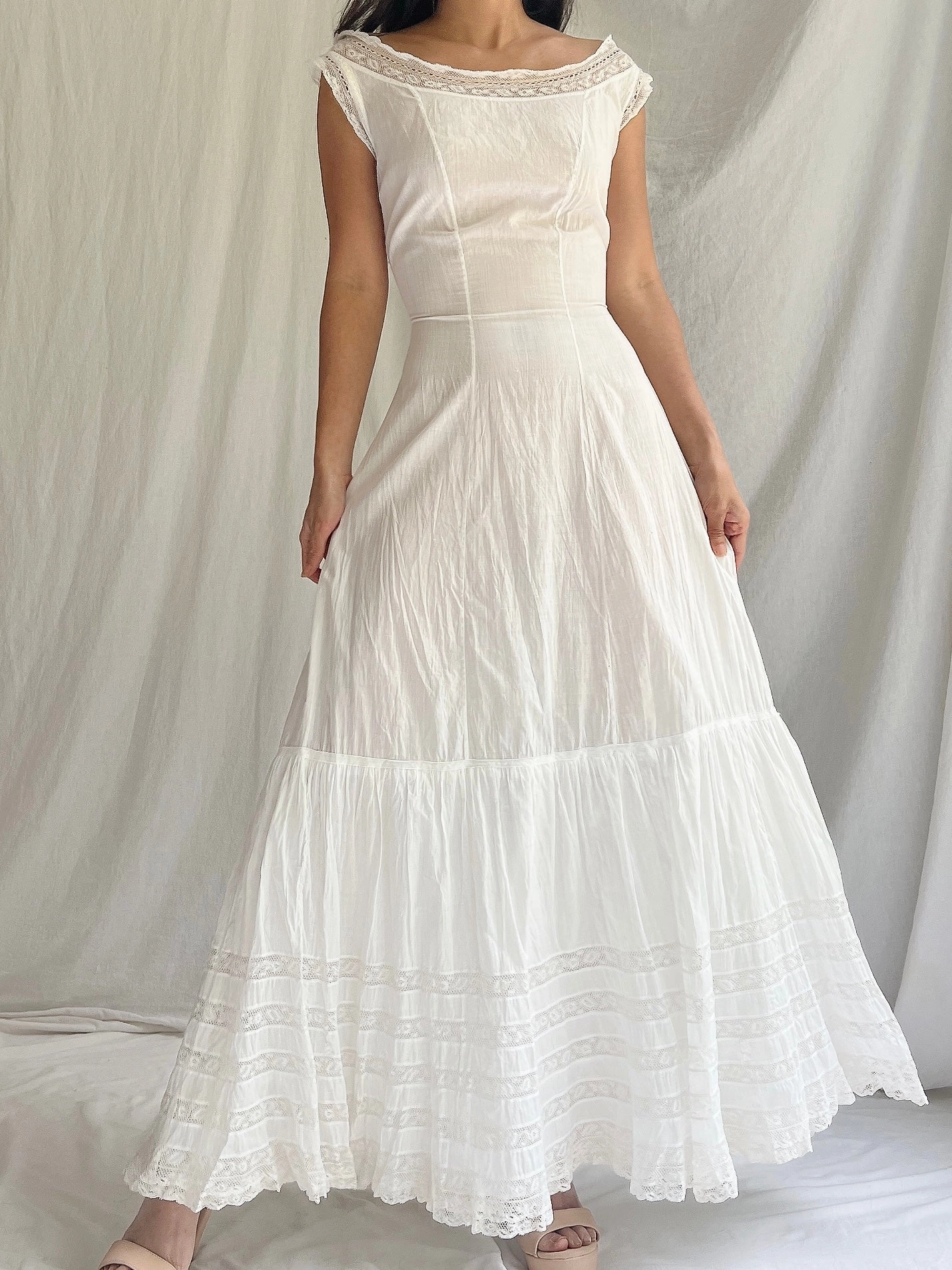 Antique Cotton Chemise - XS