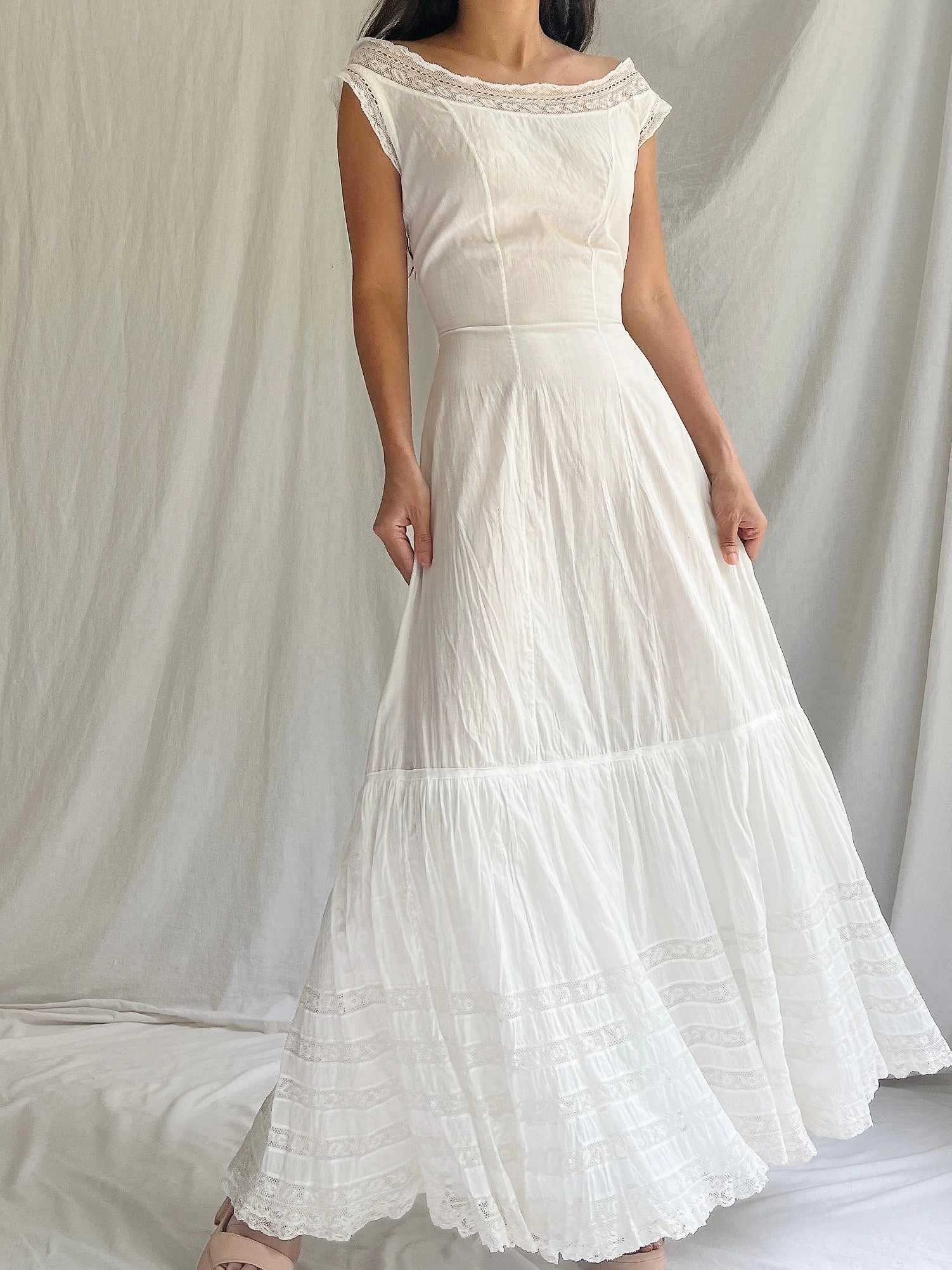 Antique Cotton Chemise - XS