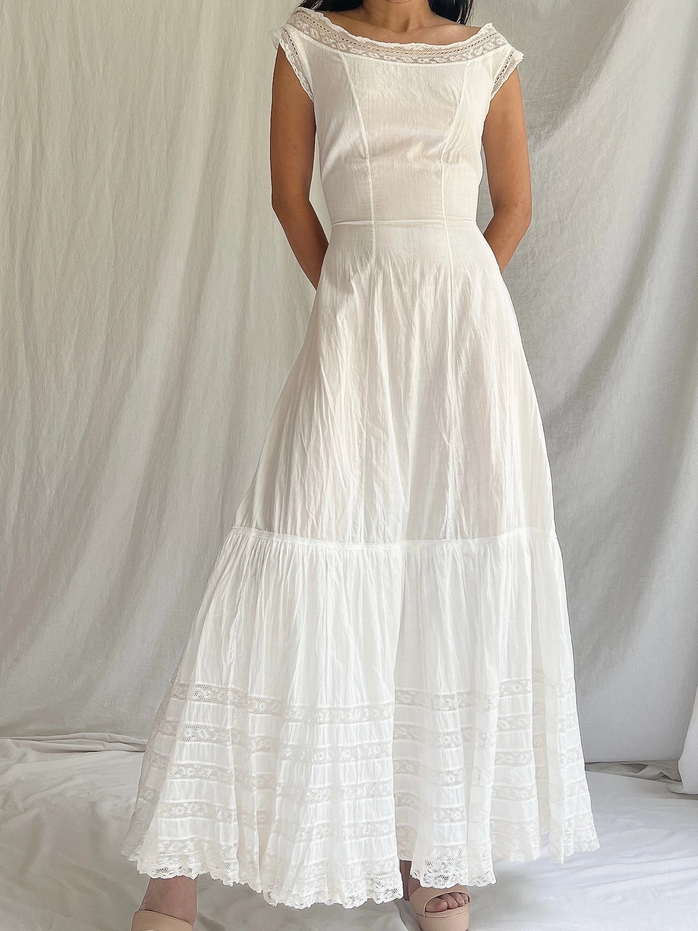 Antique Cotton Chemise - XS