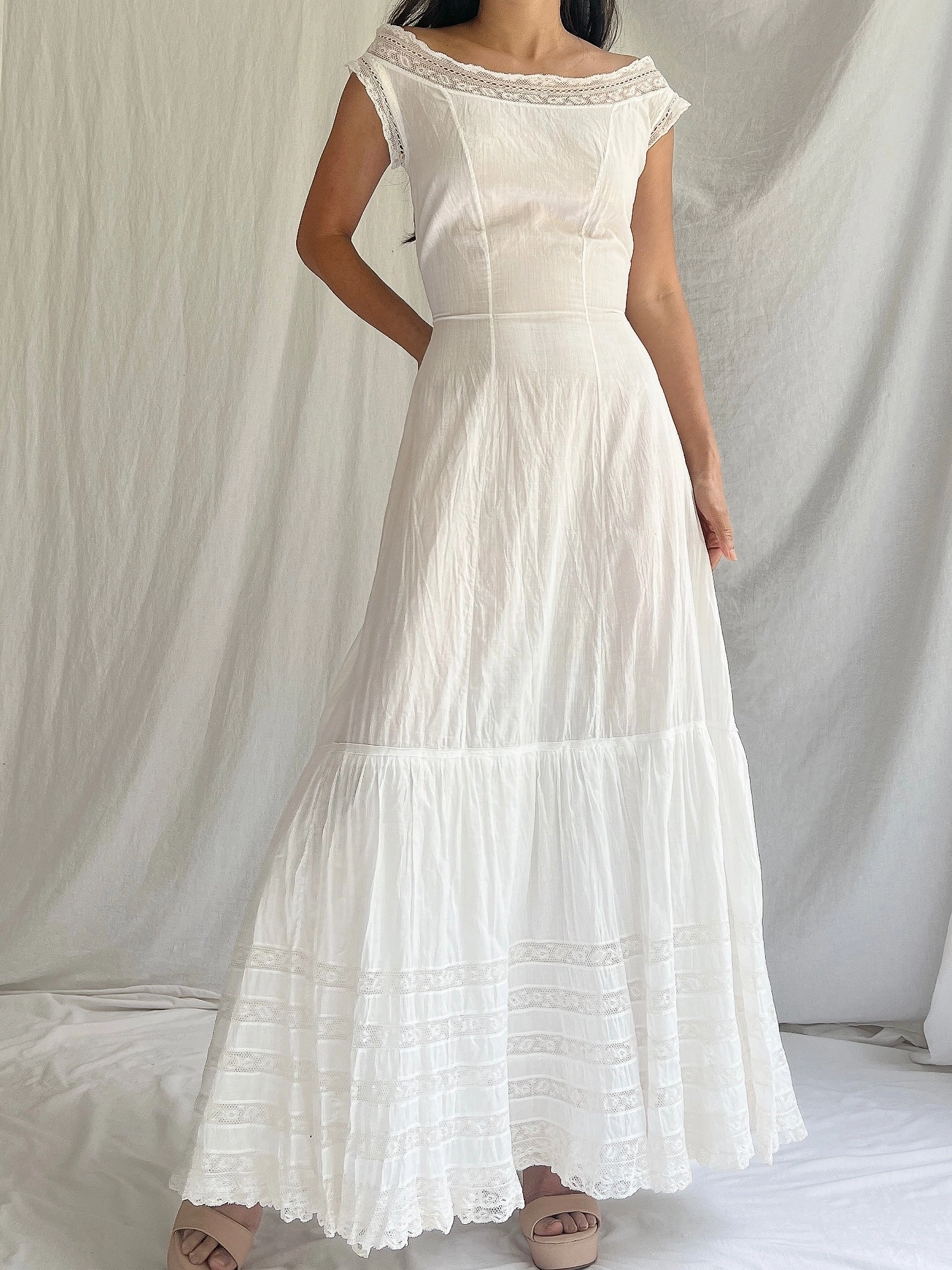 Antique Cotton Chemise - XS