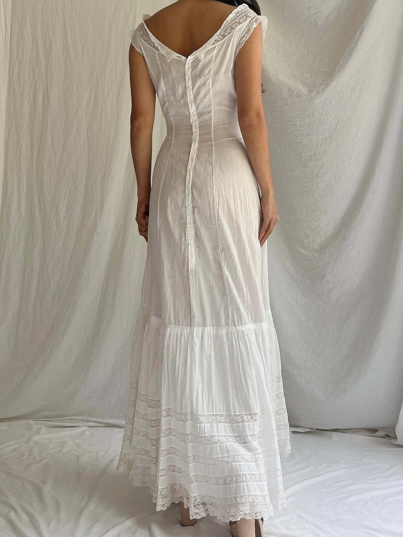 Antique Cotton Chemise - XS