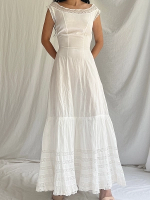 Antique Cotton Chemise - XS