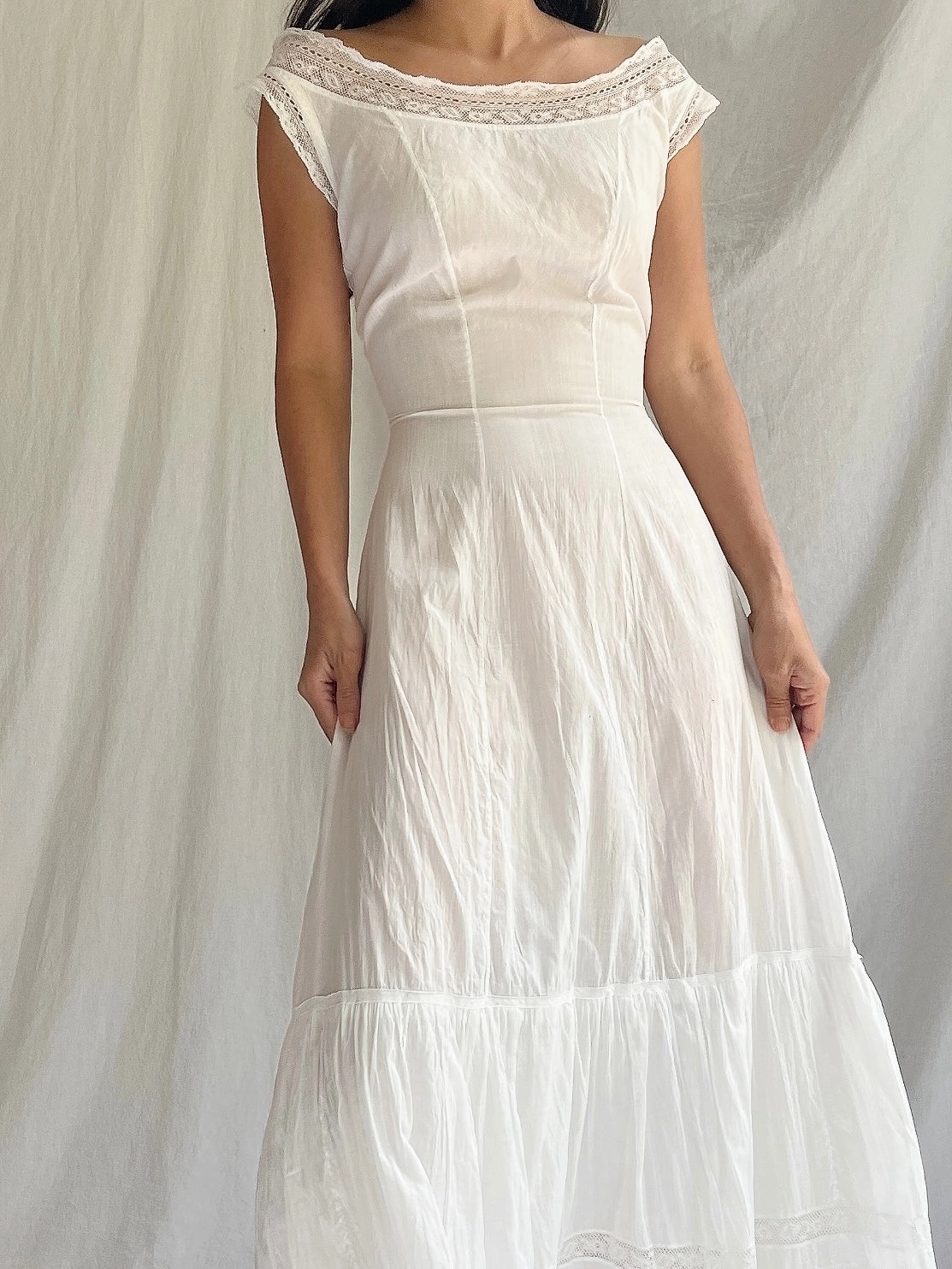 Antique Cotton Chemise - XS