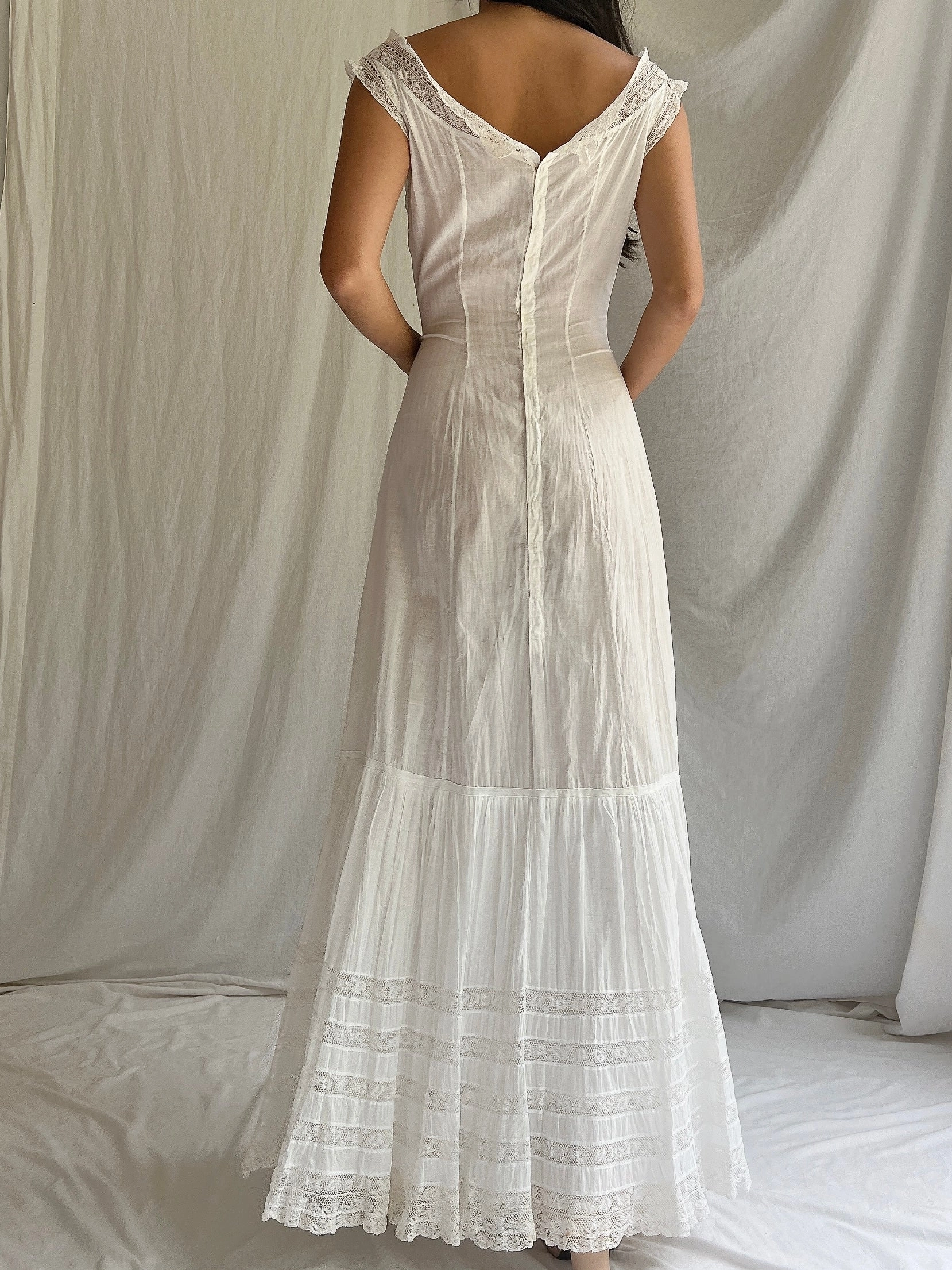 Antique Cotton Chemise - XS