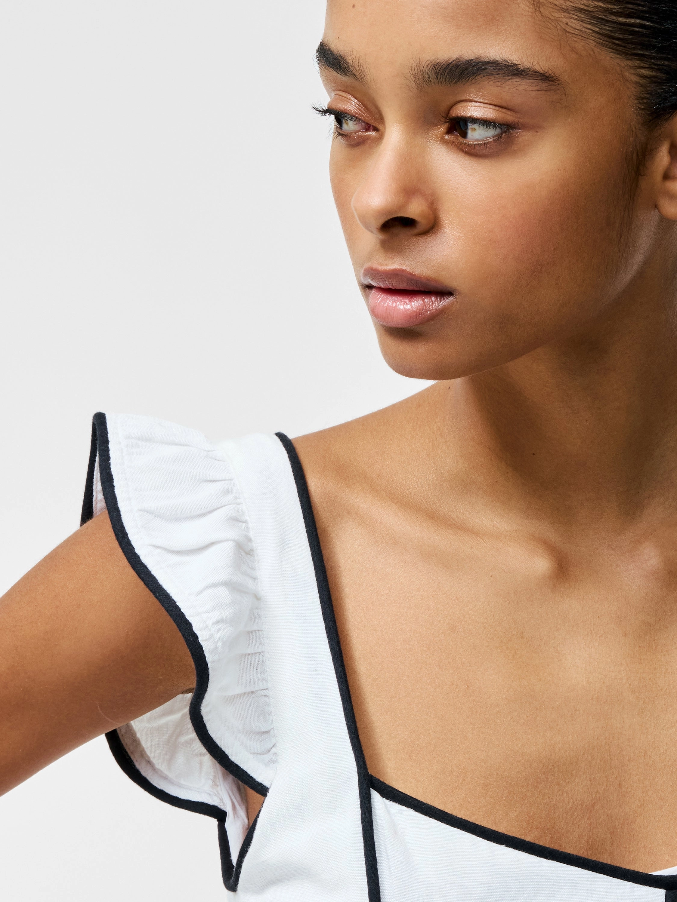 Ariette Linen Flared Dress