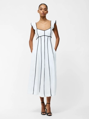 Ariette Linen Flared Dress