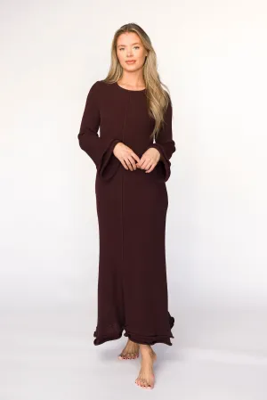 Arlet Dress in Brown - Bump Friendly