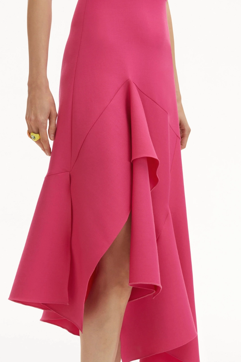 Asymmetrical Wool Dress