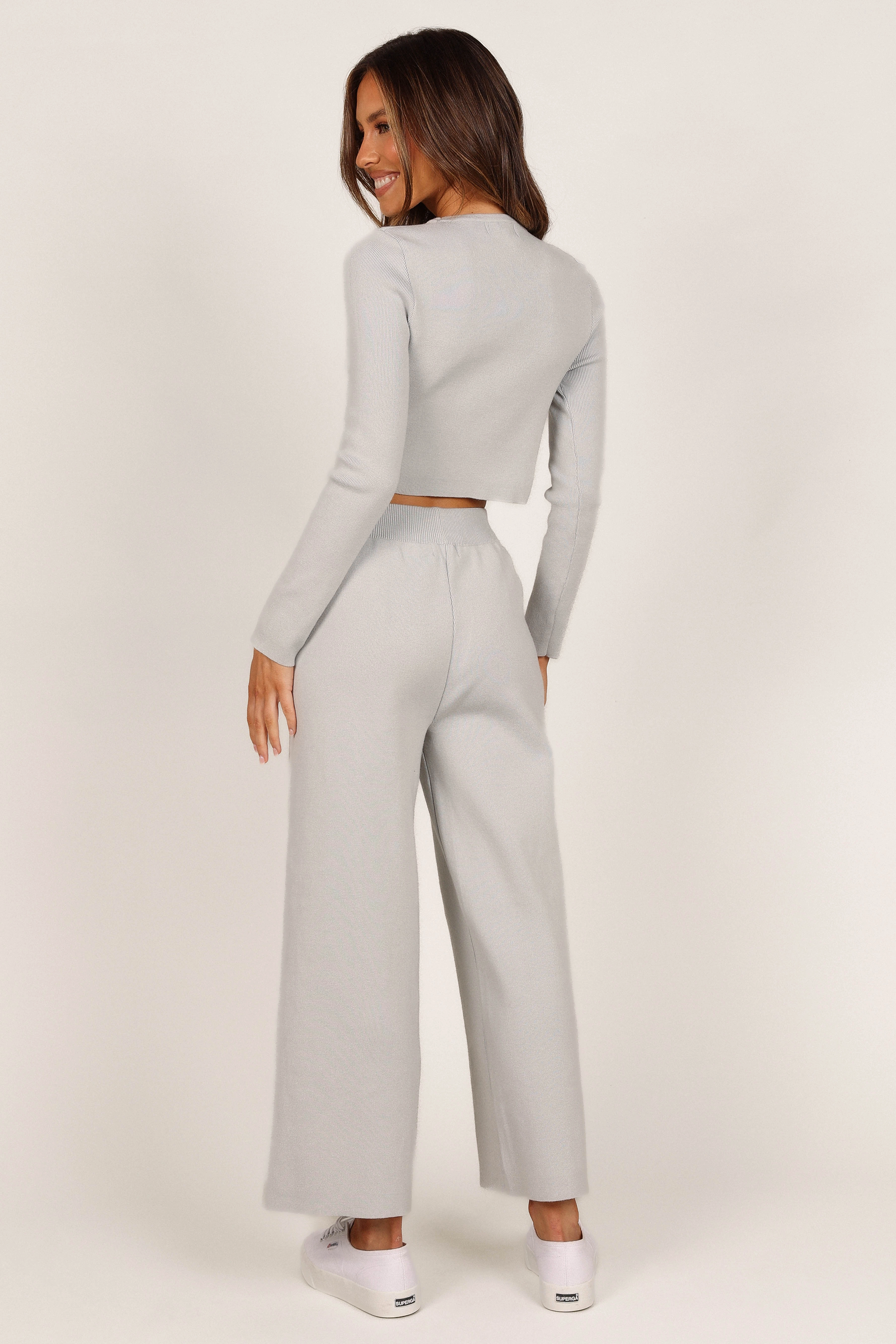 Ayers Long Sleeve Set - Grey