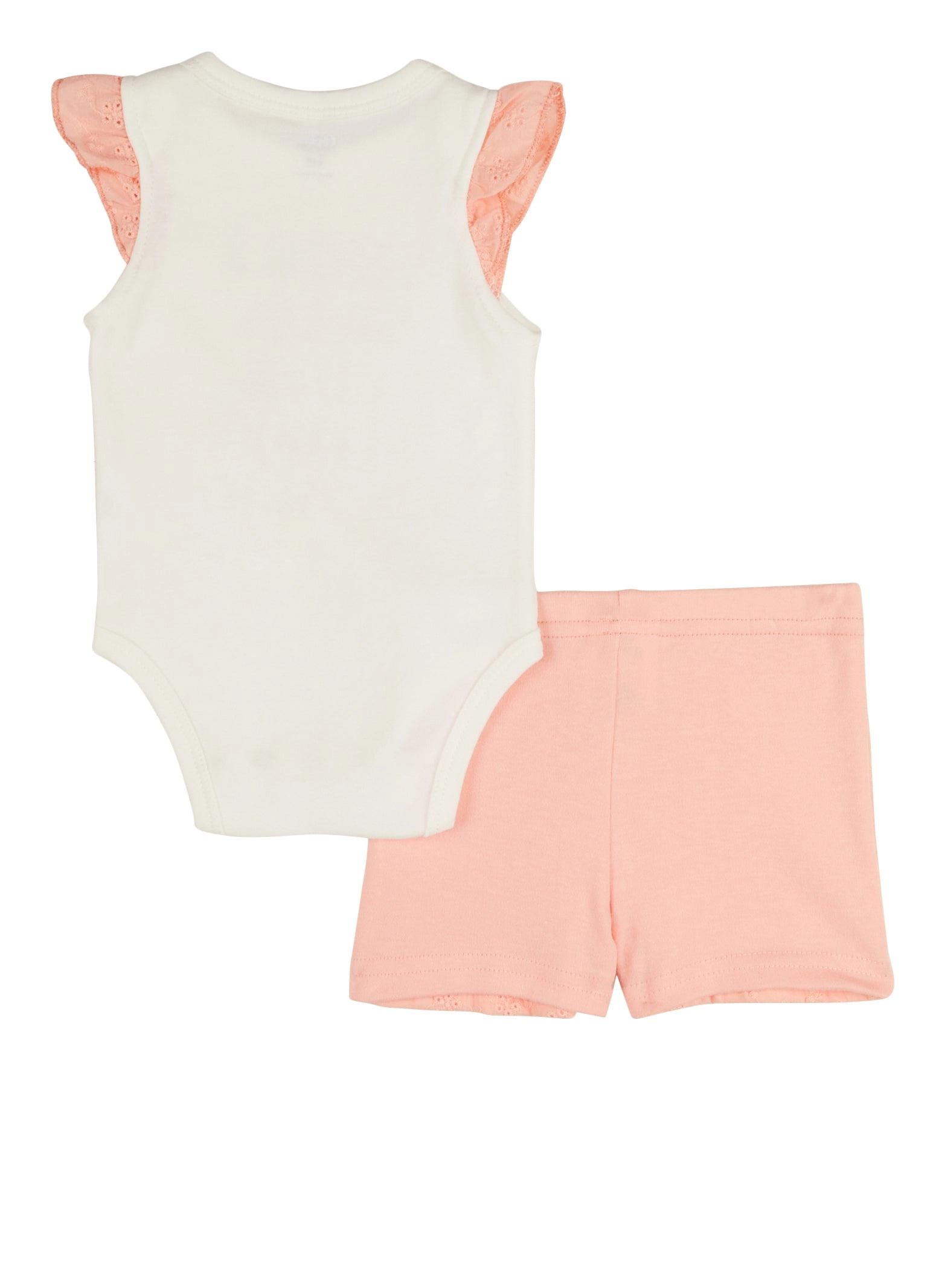 Baby Girls 0-9M Short Sassy Cute Classy Bodysuit and Shorts