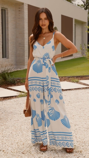 Bellamy Jumpsuit - Sea Shell