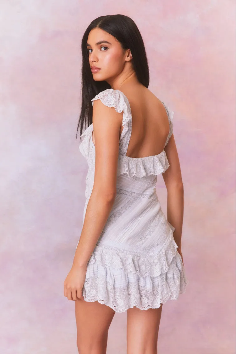 Bensley Fitted Lace Mini Dress