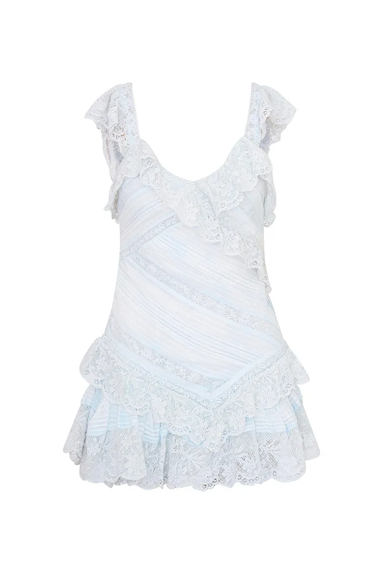 Bensley Fitted Lace Mini Dress