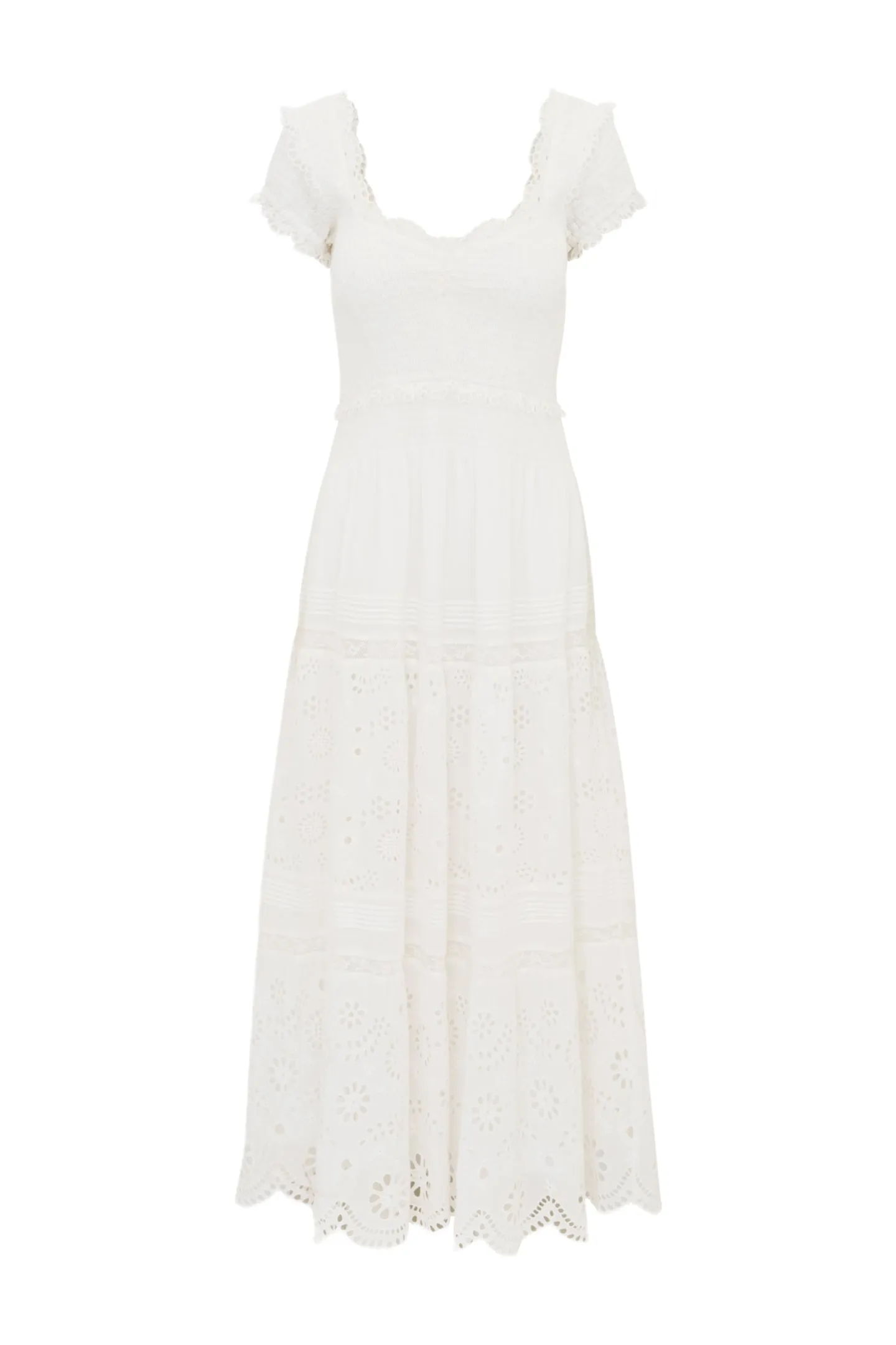 Bisolet Eyelet Lace Maxi Dress