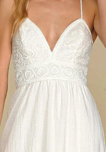 Breath Of Fresh Air Dress in White