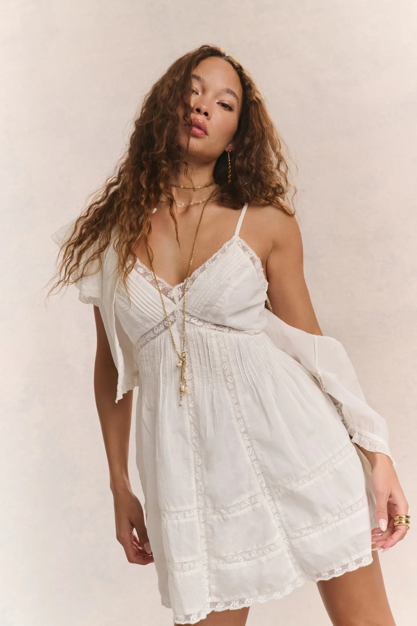 Docila Heritage Cotton Mini Dress