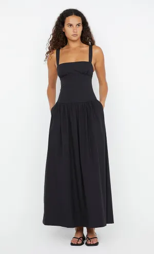 DUNE MAXI DRESS - BLACK