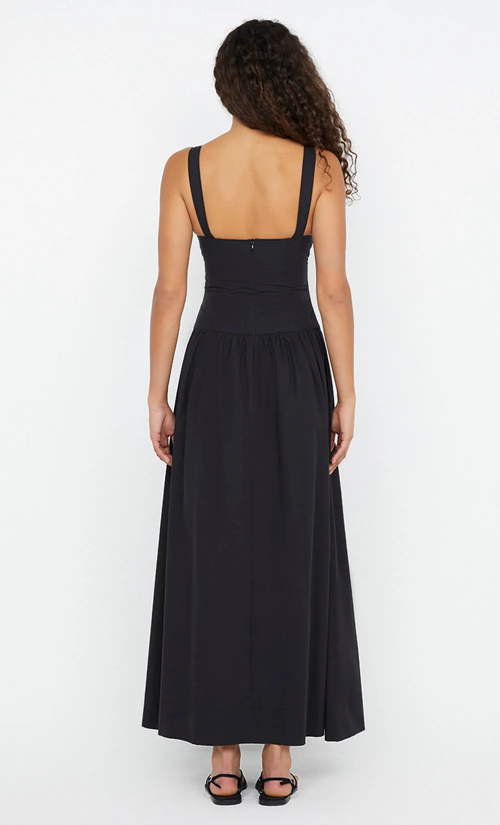 DUNE MAXI DRESS - BLACK