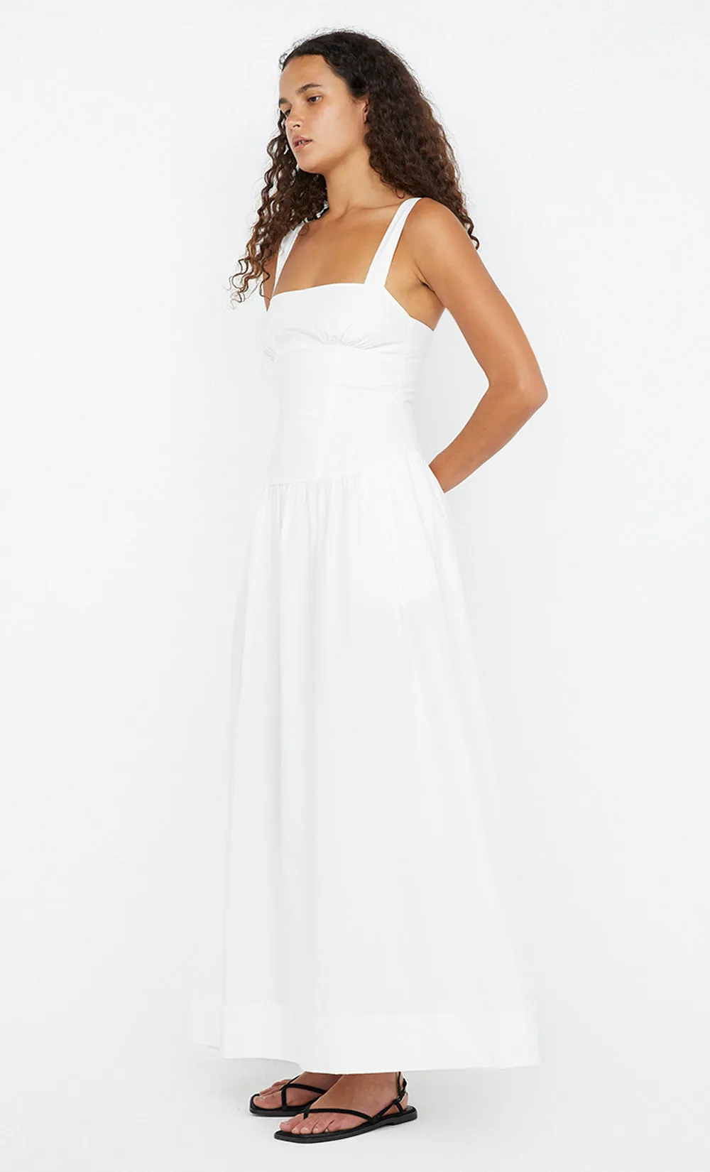 DUNE MAXI DRESS - WHITE