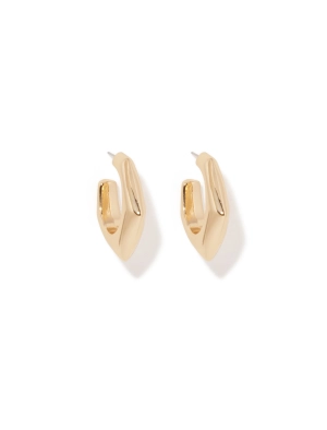 Eli Edge Hoop Earrings