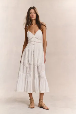 Esilda Heritage Cotton Midi Dress