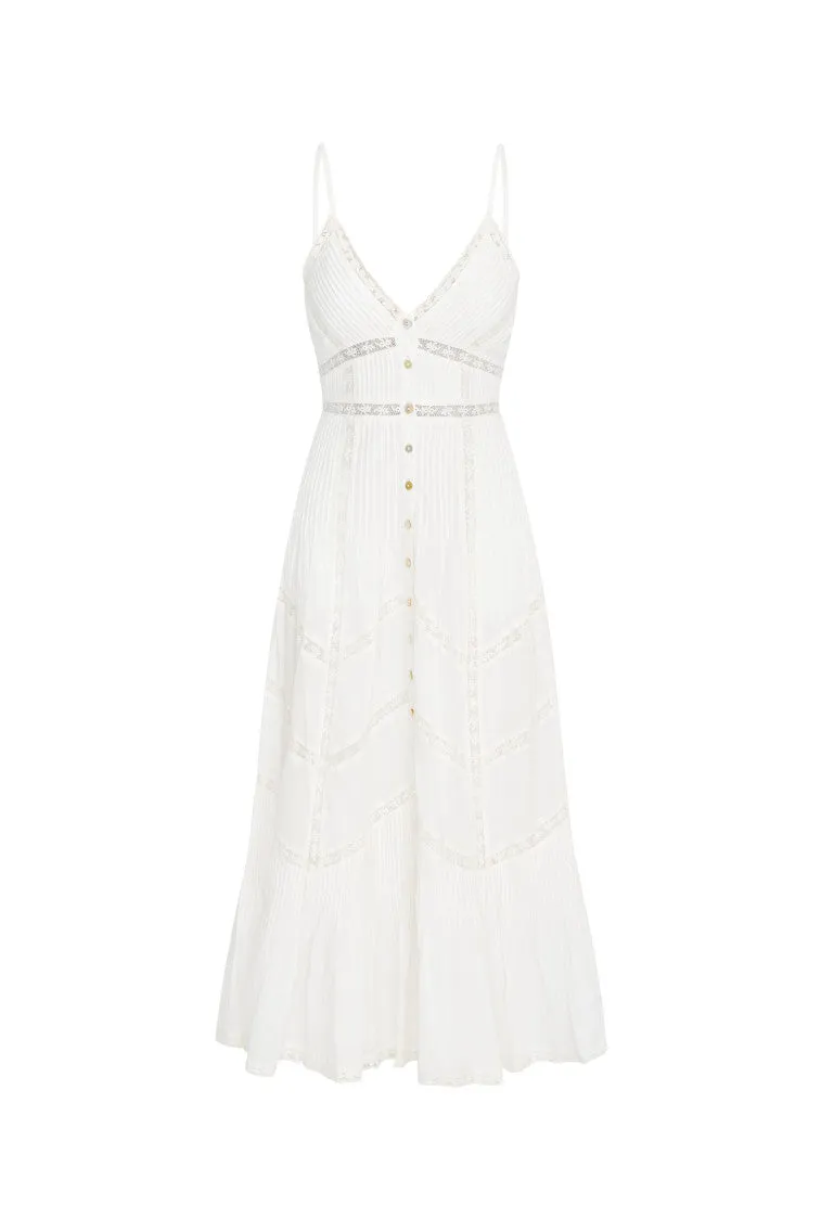 Esilda Heritage Cotton Midi Dress