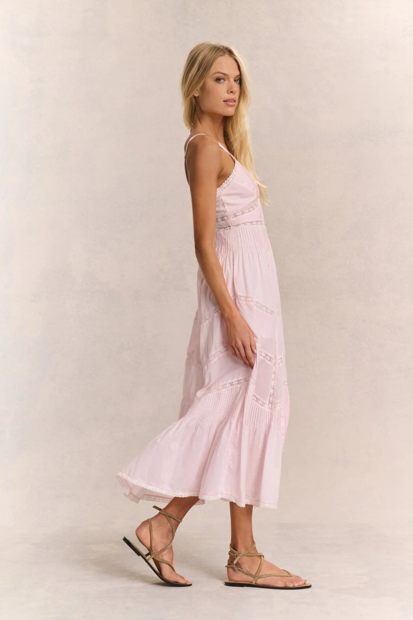 Esilda Heritage Cotton Midi Dress