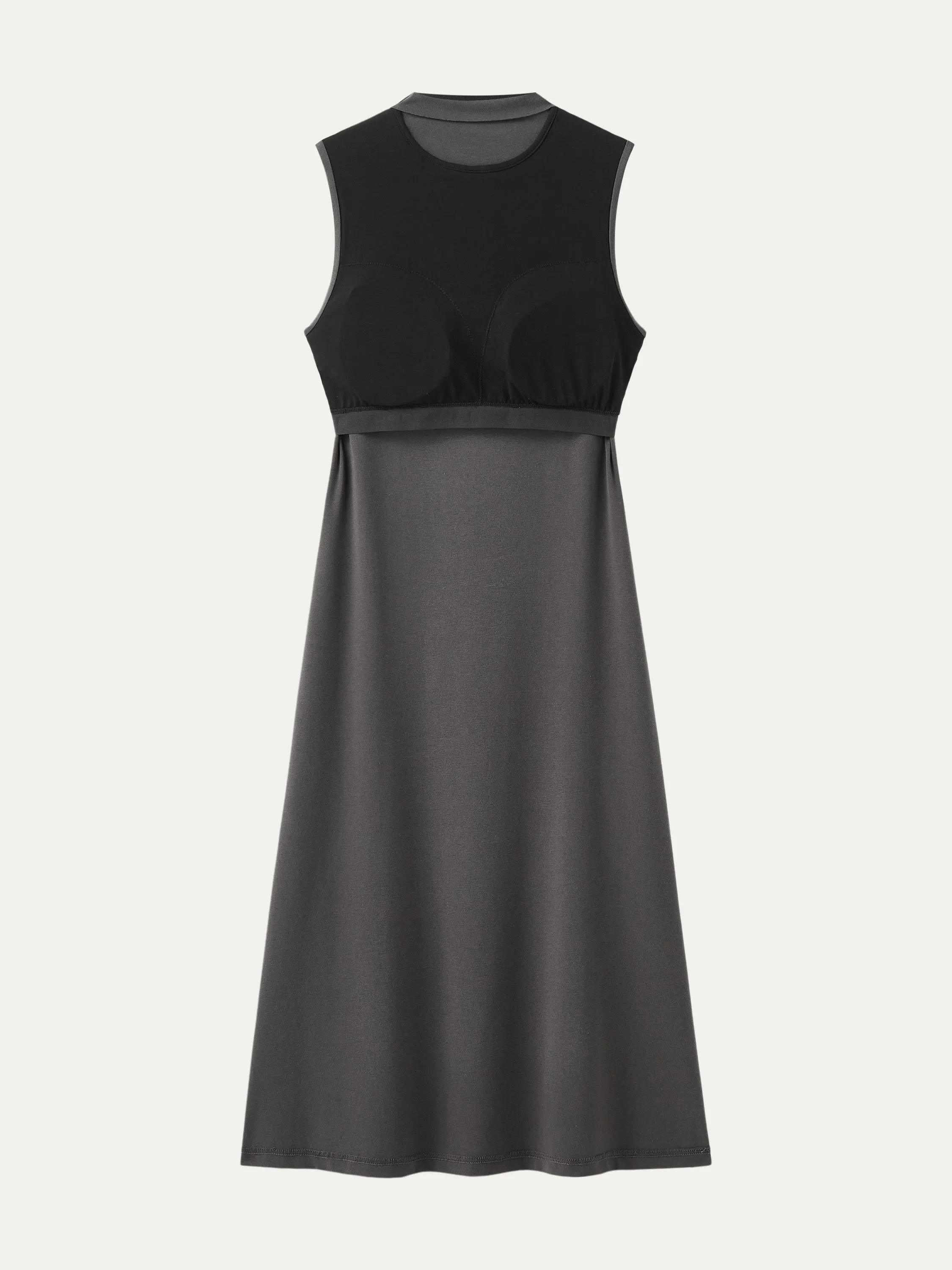 Everyday Mockneck New Airy Brami Midi Dress