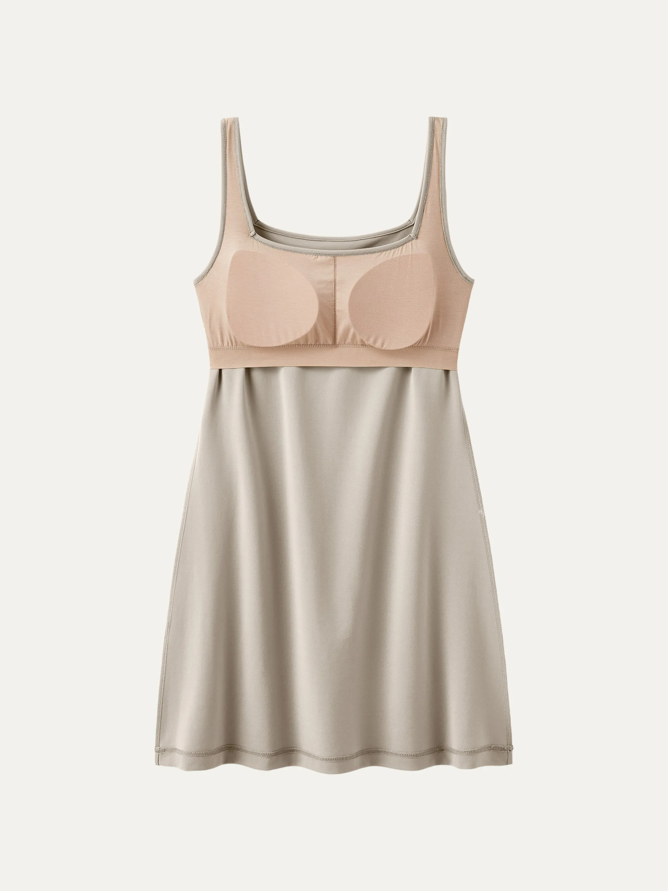 Everyday Square Neck New Airy Brami Dress