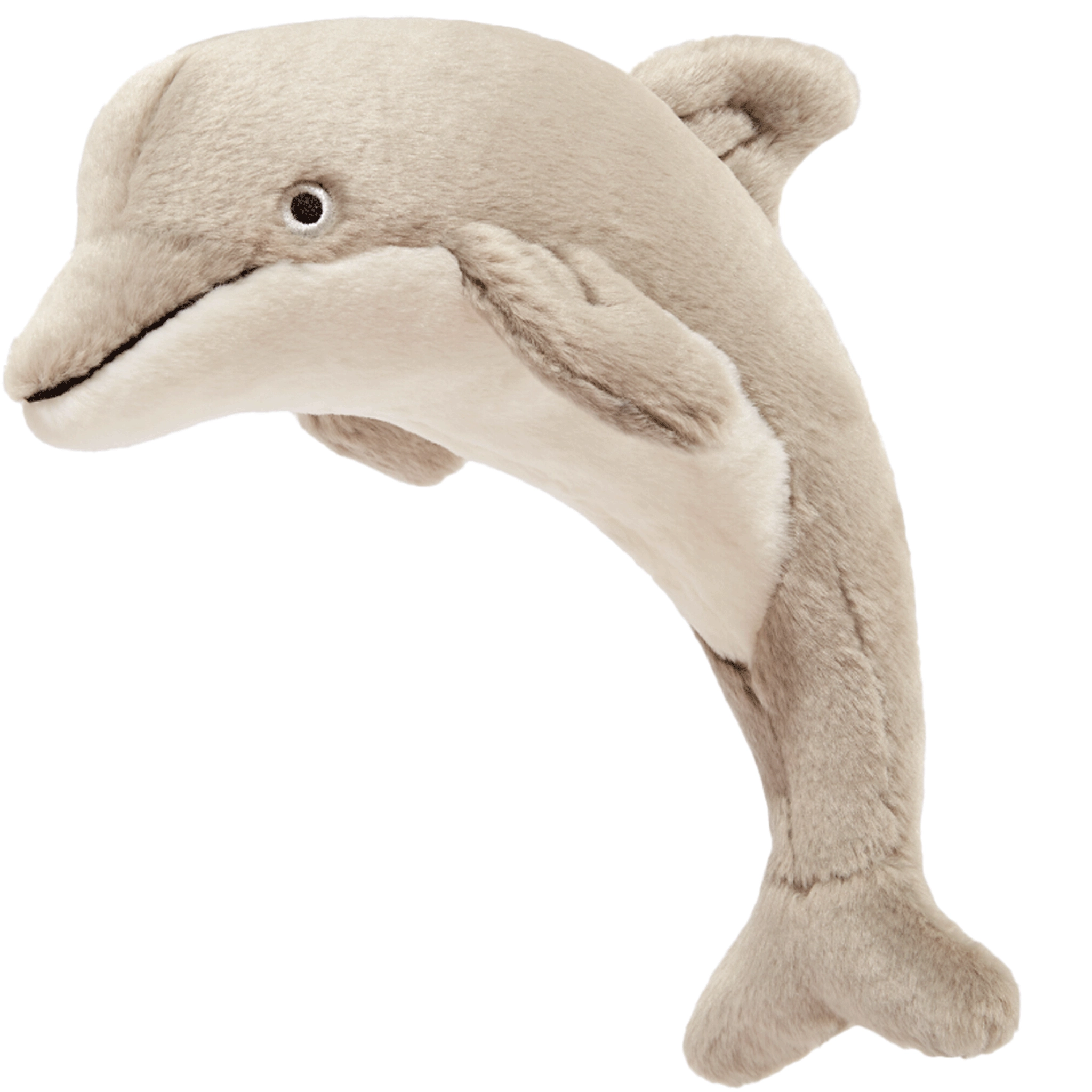 Fluff & Tuff Danny Dolphin Grey Dog Toys