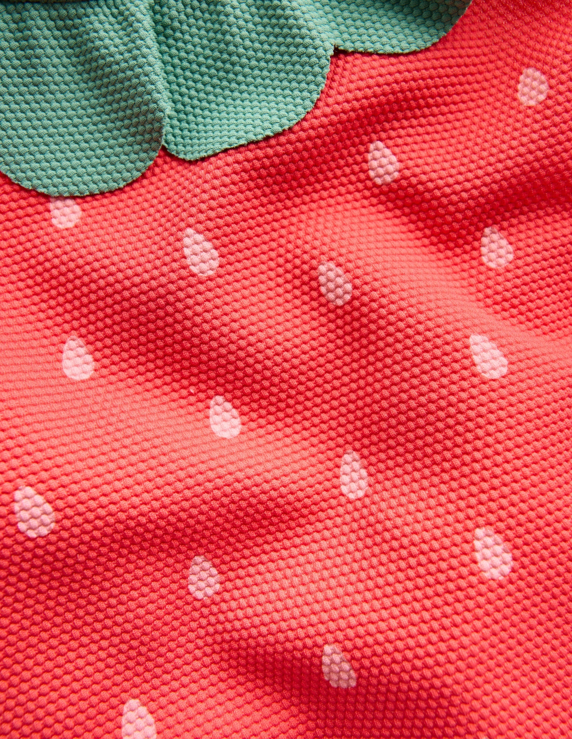 Fun Cross-back Swimsuit-Strawberry
