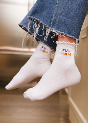 Fun Mom Ruffle Socks