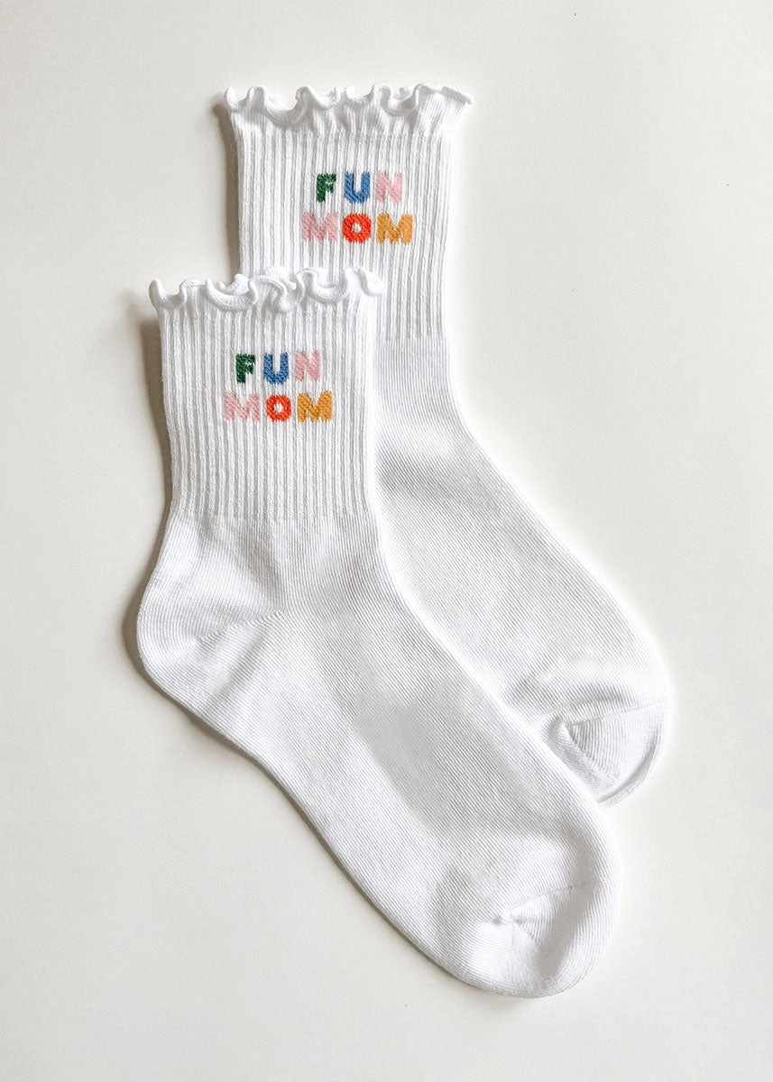 Fun Mom Ruffle Socks