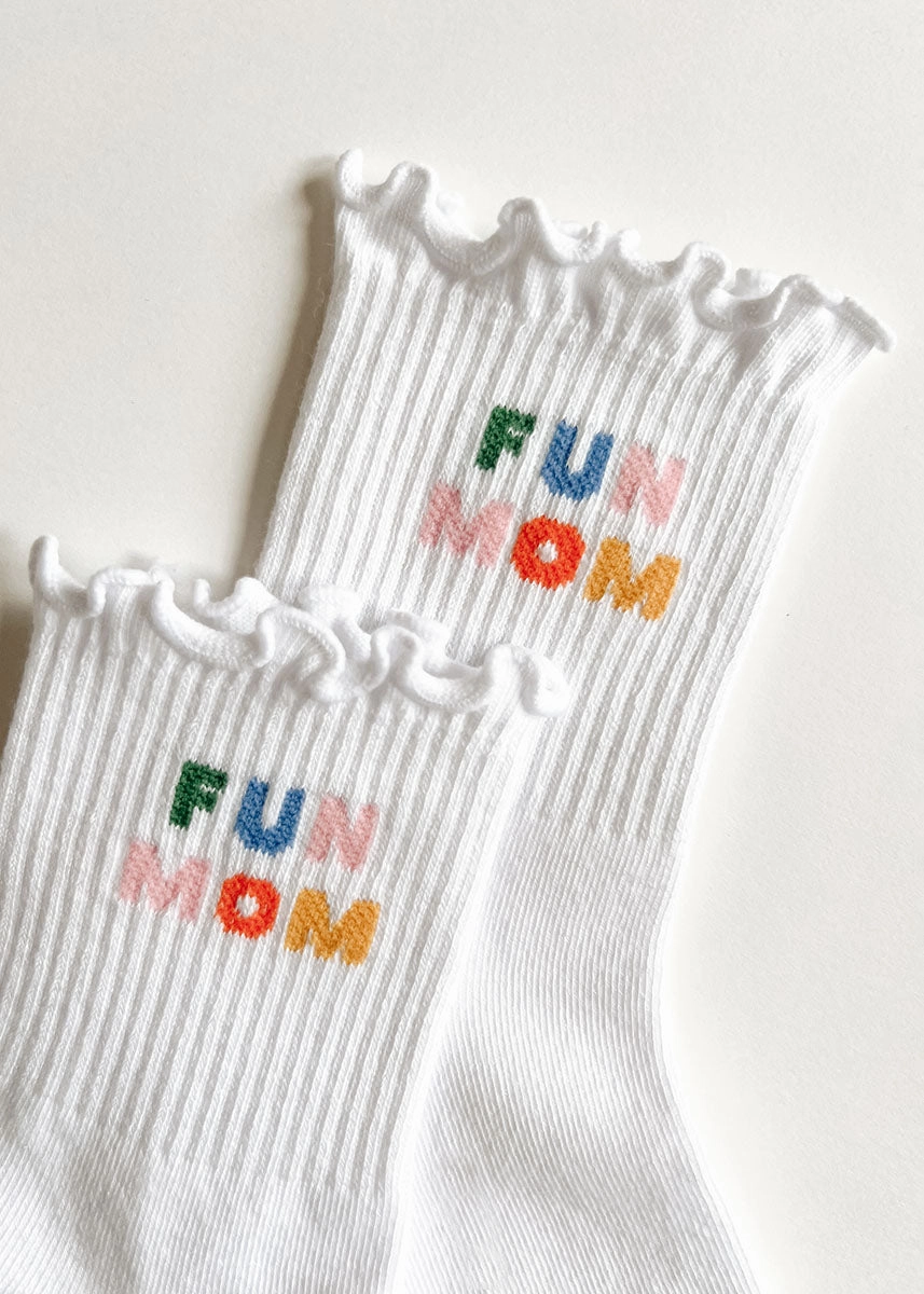 Fun Mom Ruffle Socks