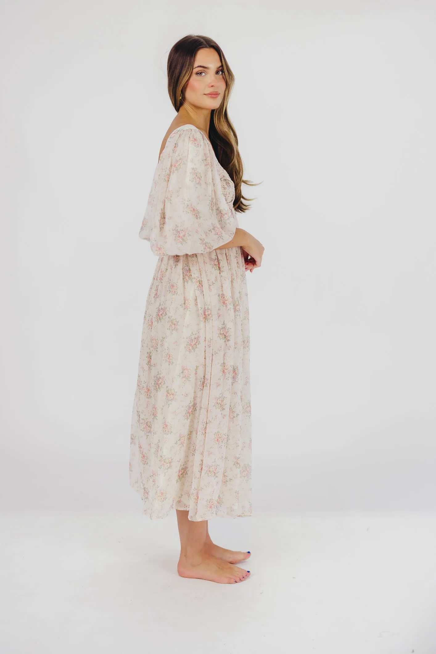 Harlow Maxi Dress in Petal Pink - Bump Friendly & Inclusive Sizing (S-3XL)