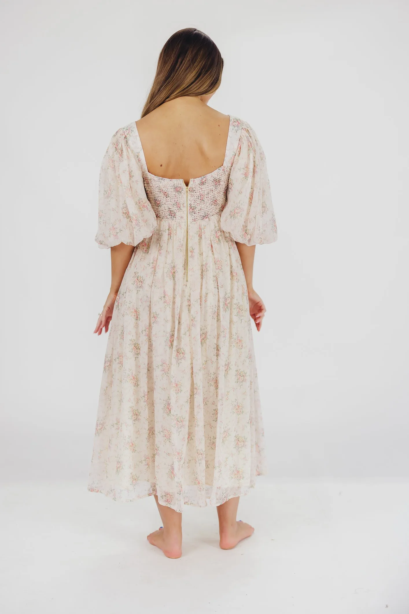 Harlow Maxi Dress in Petal Pink - Bump Friendly & Inclusive Sizing (S-3XL)