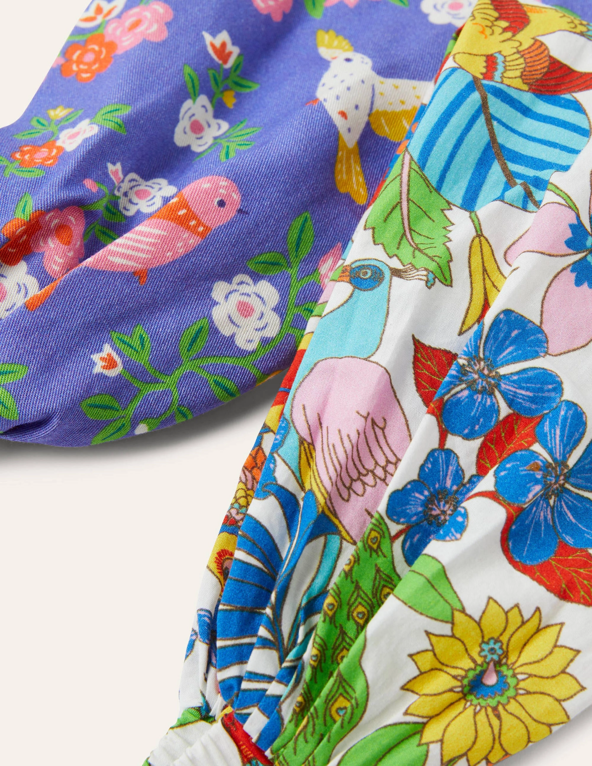 Headscarves 2 Pack-Bluebell Bird/ Floral