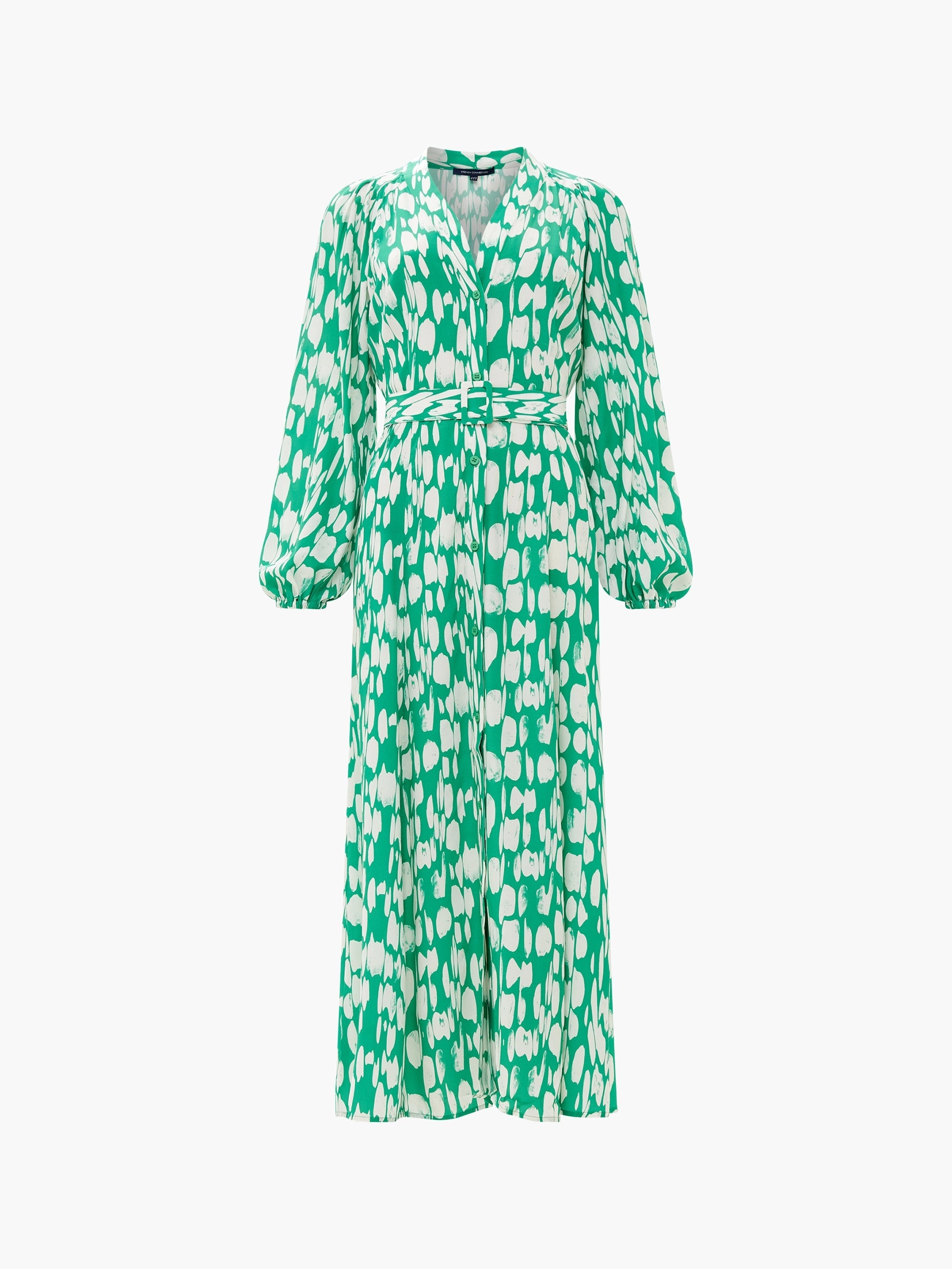 Islanna Crepe Belted Dress