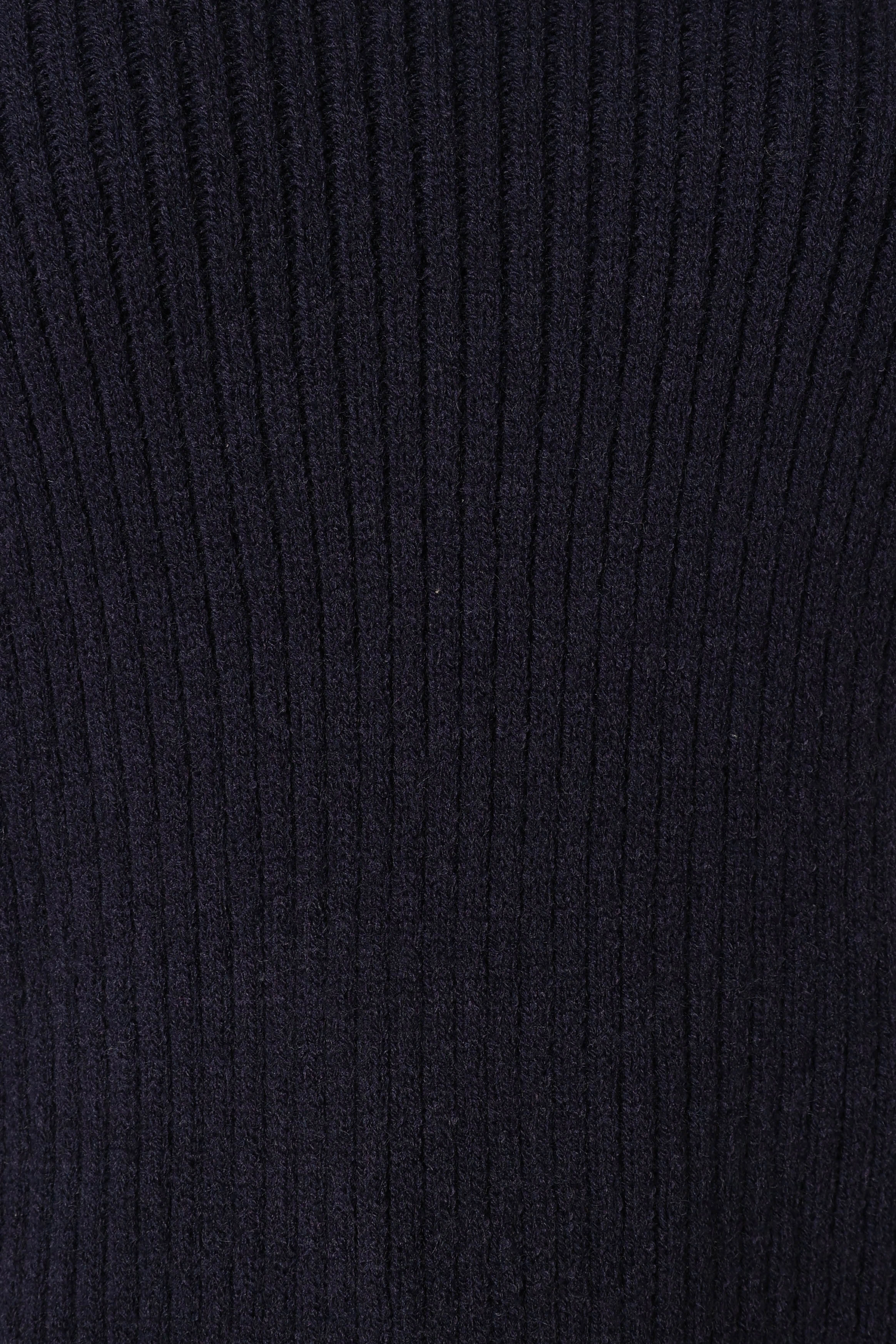 Kora Mock Neck Knit Sweater - Navy