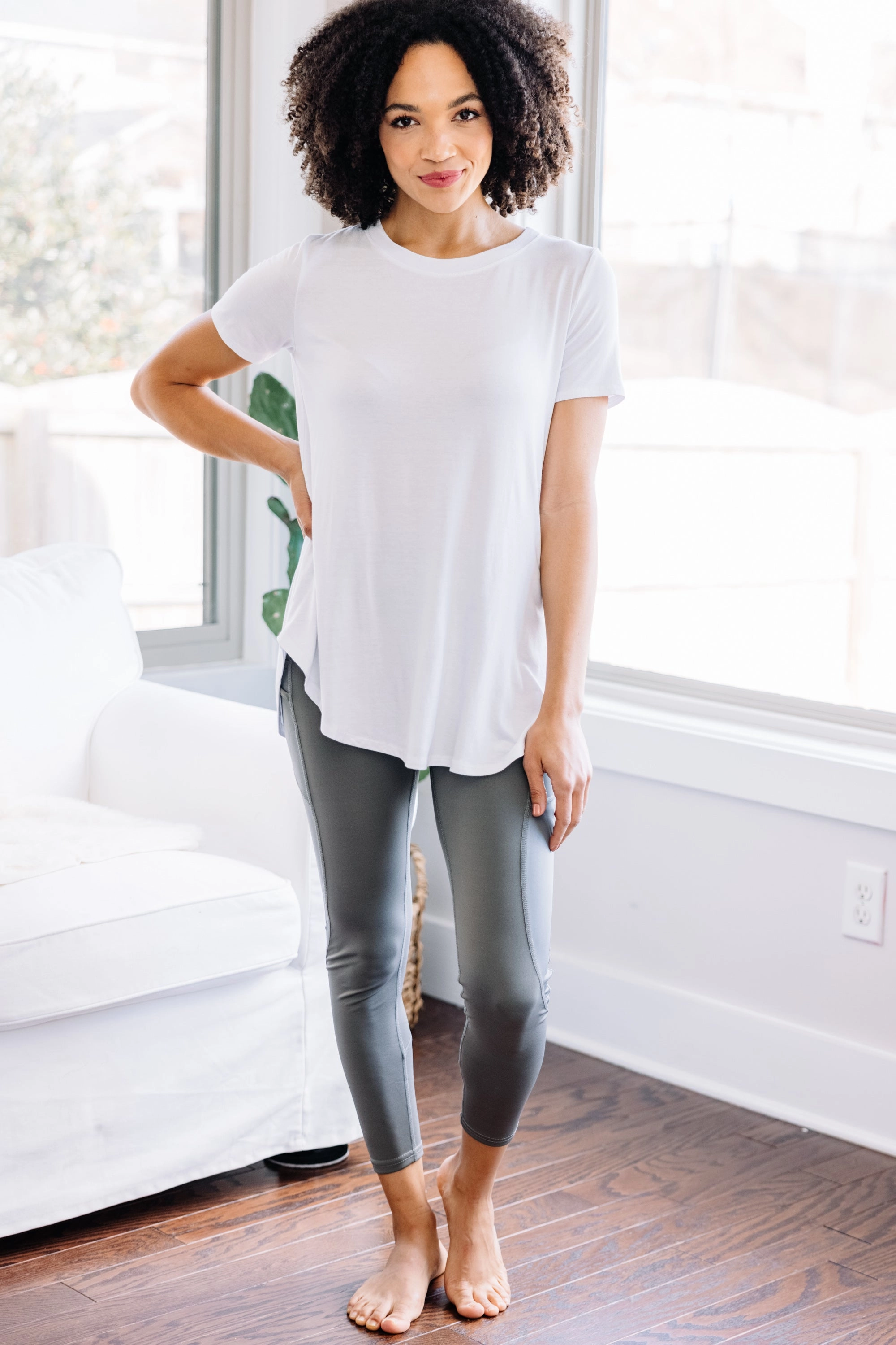Live For Fun Charcoal Gray Leggings