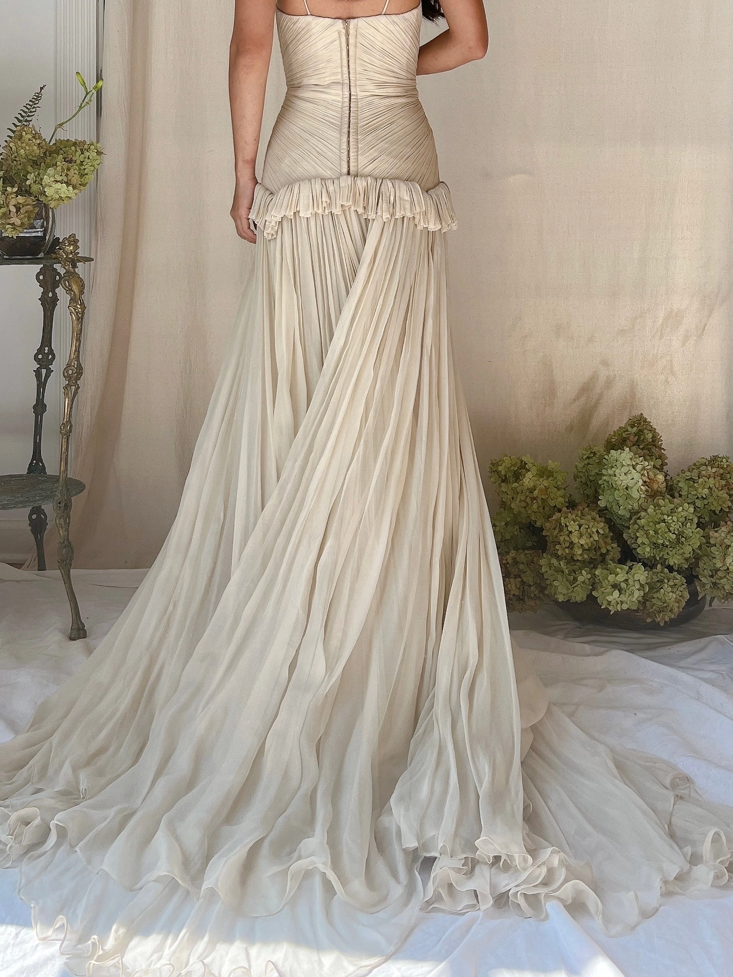 Maria Mucia Hohan Silk and Tulle Gown - S (6)