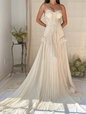 Maria Mucia Hohan Silk and Tulle Gown - S (6)
