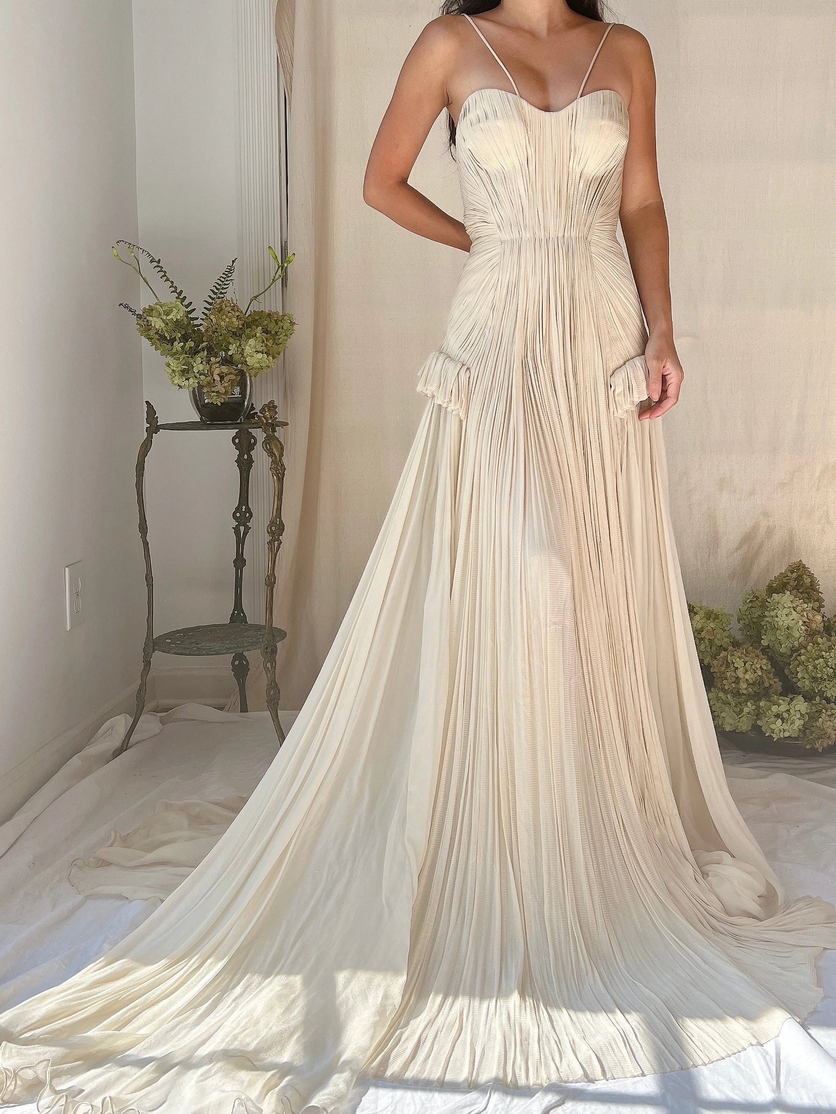 Maria Mucia Hohan Silk and Tulle Gown - S (6)