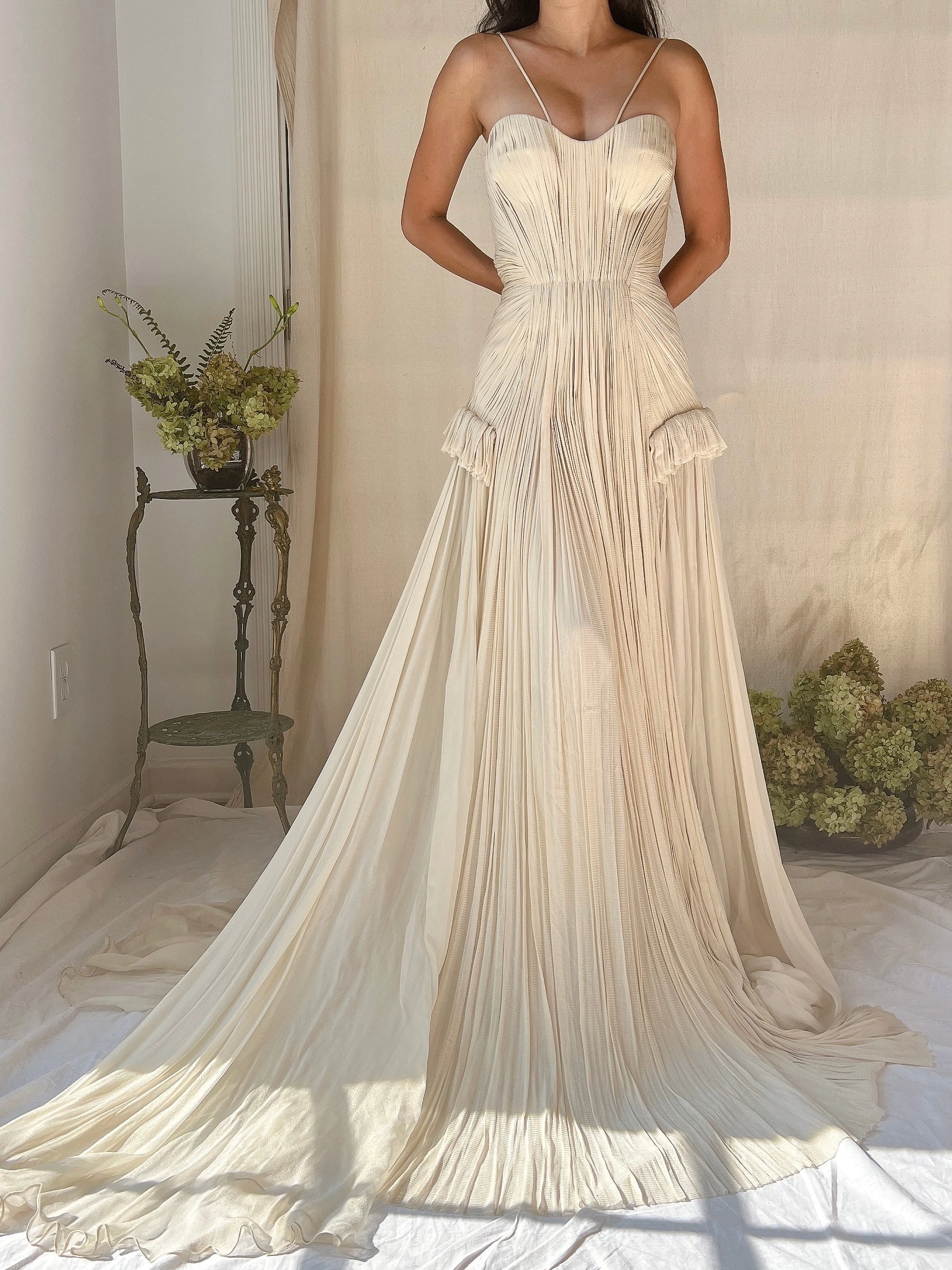Maria Mucia Hohan Silk and Tulle Gown - S (6)