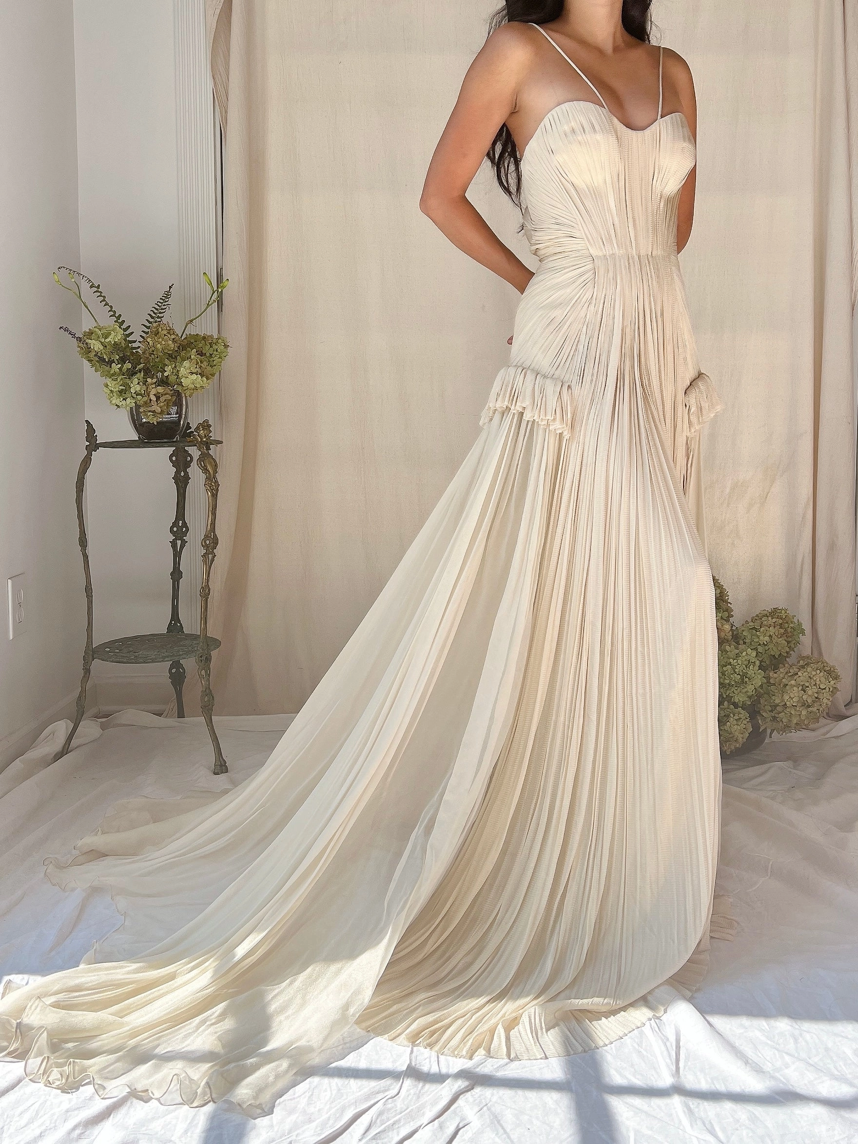 Maria Mucia Hohan Silk and Tulle Gown - S (6)