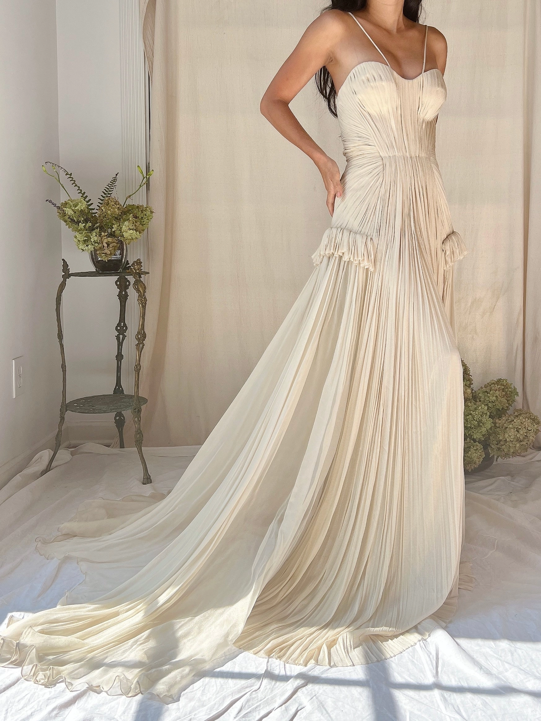 Maria Mucia Hohan Silk and Tulle Gown - S (6)