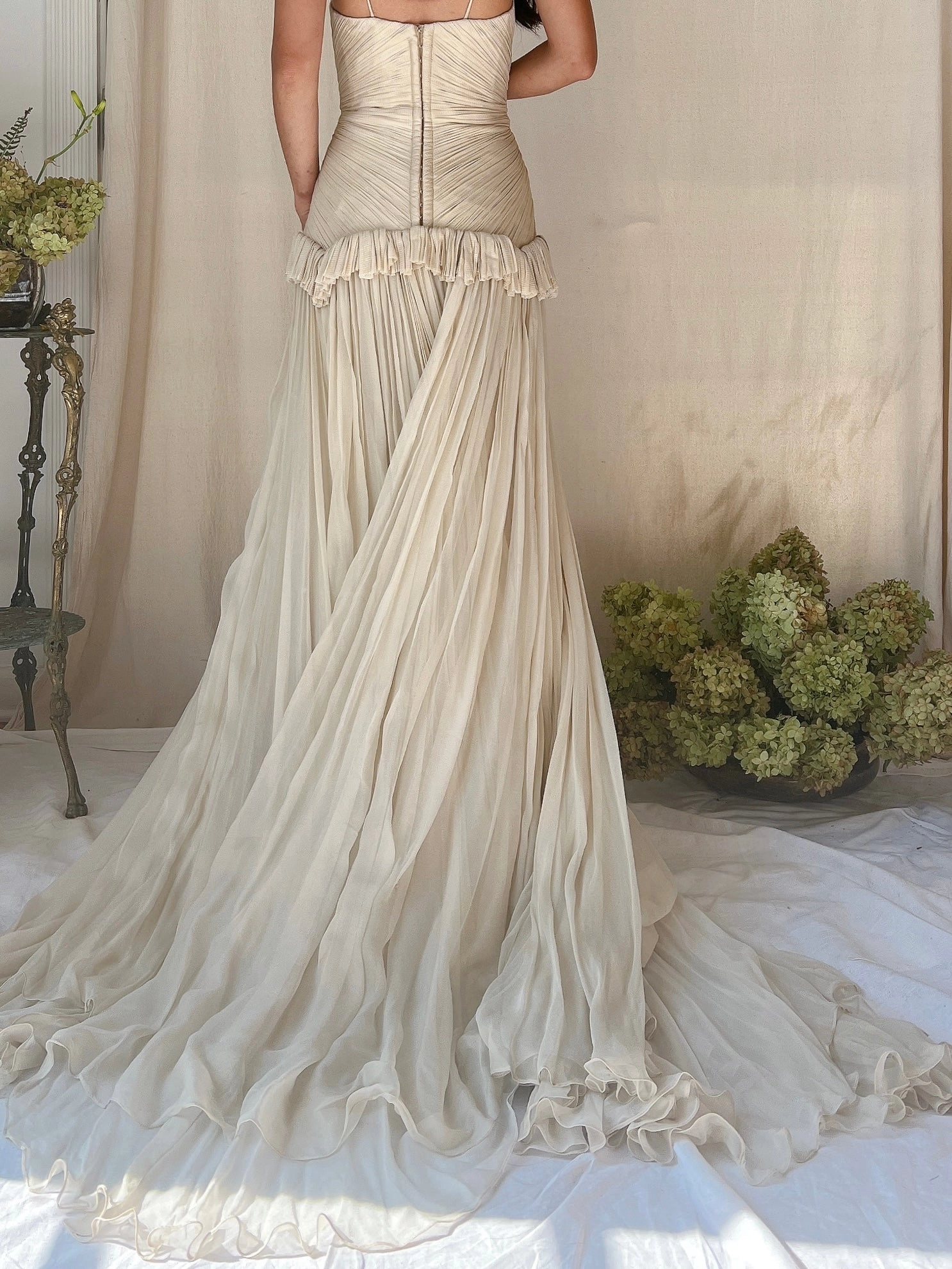 Maria Mucia Hohan Silk and Tulle Gown - S (6)