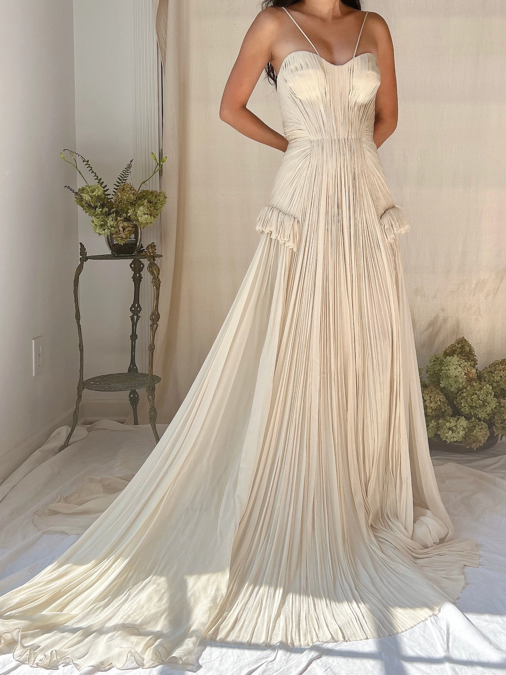 Maria Mucia Hohan Silk and Tulle Gown - S (6)